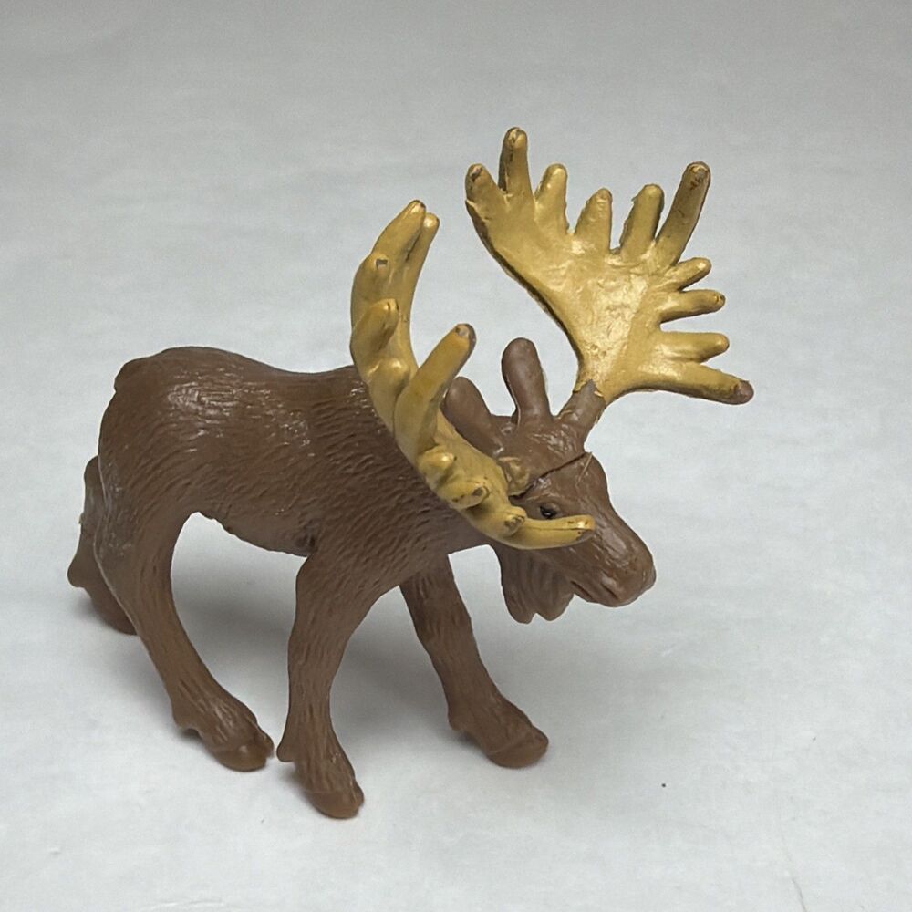 Safari Ltd Moose Figure Brown Wildlife Zoo Animal Figurine